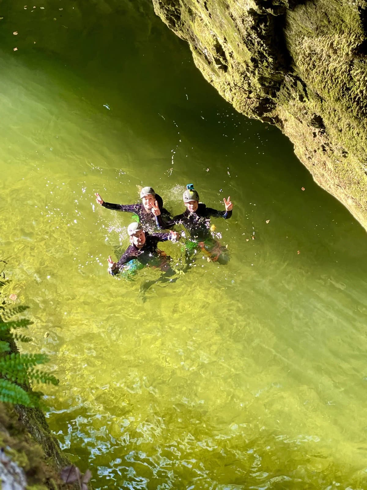 Canyoning dans le Jura Semine