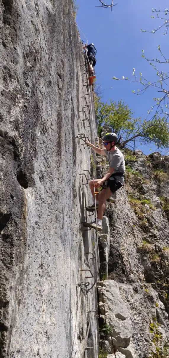 Via Ferrata de la Roche au Dade de Morez