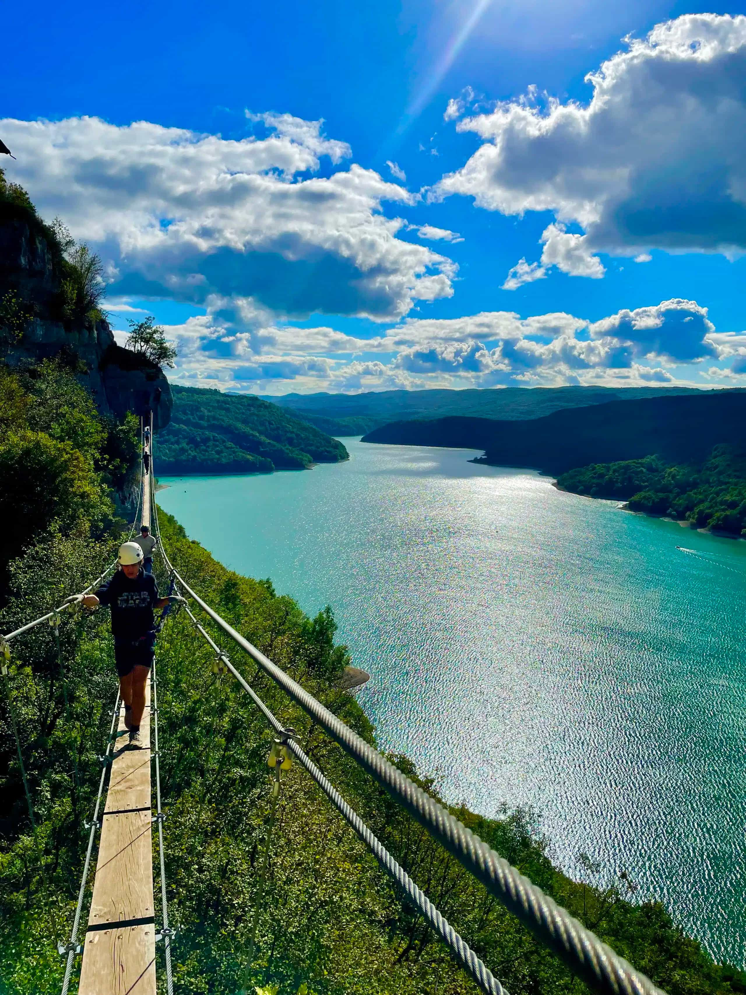 Via Ferrata du lac de Vouglans